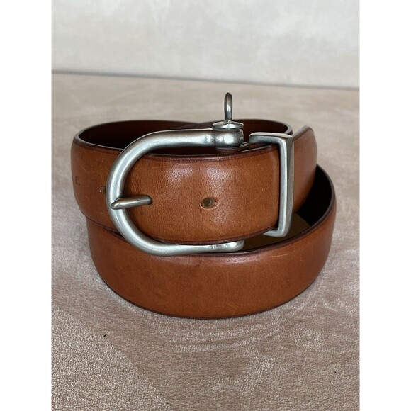 Ralph Lauren Large 90's Horse Bridle Belt, Made in Italy Size will fit 28- 32"